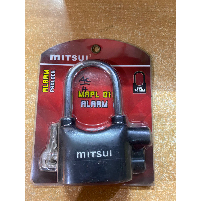 Gembok Alarm/Alarm Padlock Mitsui