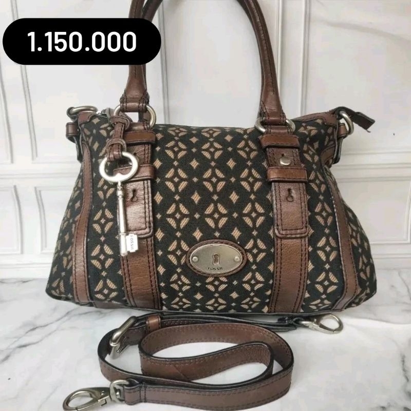 ❌ SOLDOUT ❌Tas Fossil Maddox Pecan Preloved