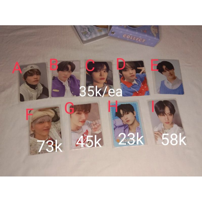 CO J&T ONLY photocard Chenle Jisung Nct Dream official (jisung pororo, jisung wgu jisung digi candy,