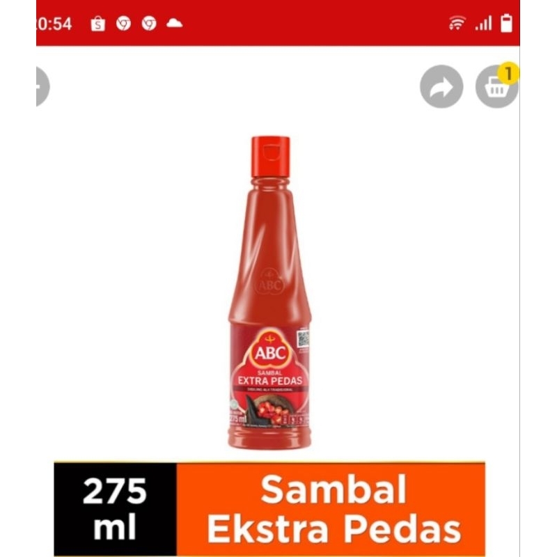 

Saos Sambal ABC 270 dan 335ml
