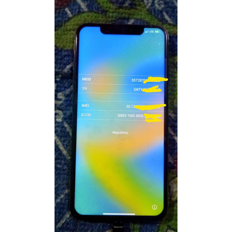 mesin original IP XS Max 256 GB