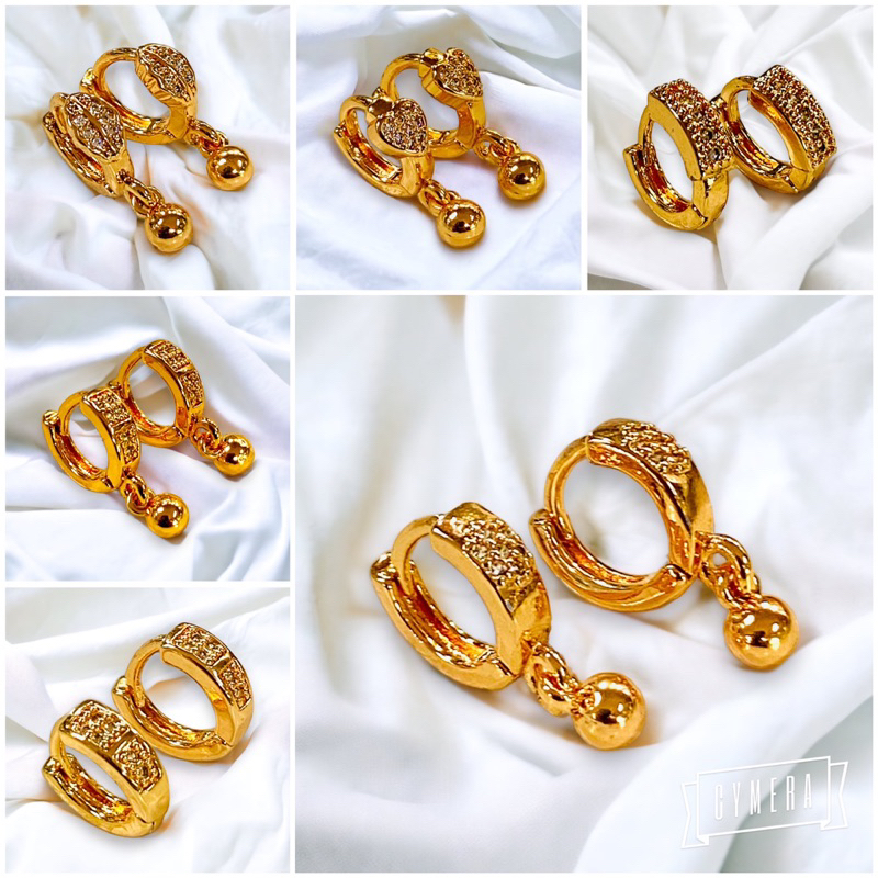 Anting anak lapis emas//anting untuk anak model permata//perhiasanan anak //anting//perhiasan