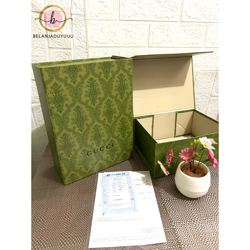 

Box Gucci Hijau Box Tas Box Pembungkus Kado
