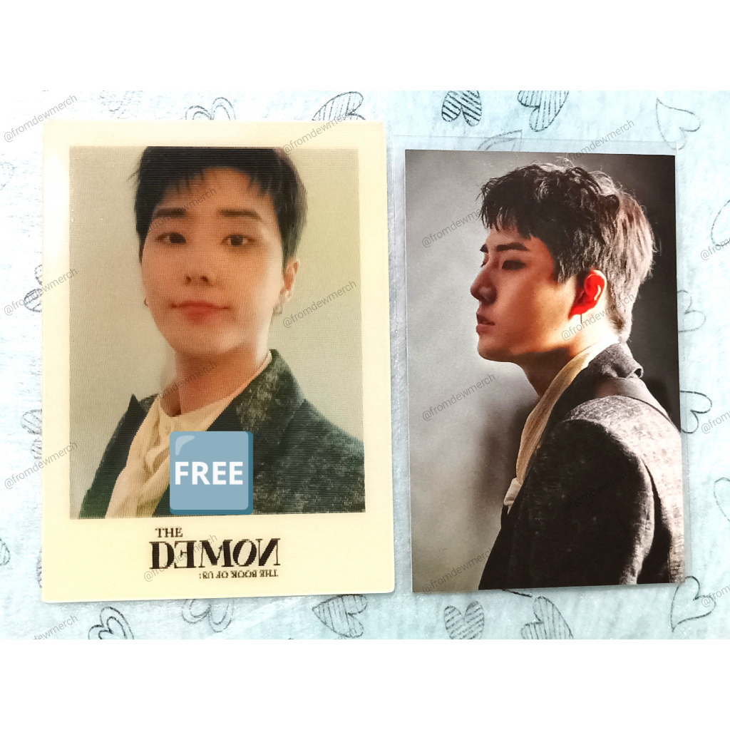 Photocard Day6 YoungK The Demon pc pob album benefit subk free lenticular card