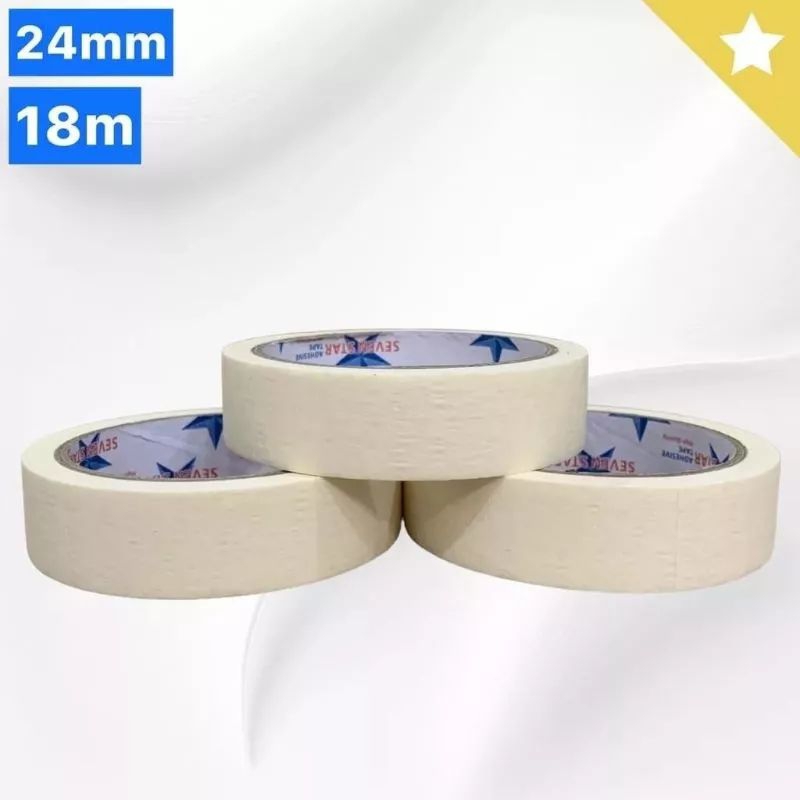 

Masking Tape kertas SEVEN STAR/ Lakban kertas SEVEN STAR