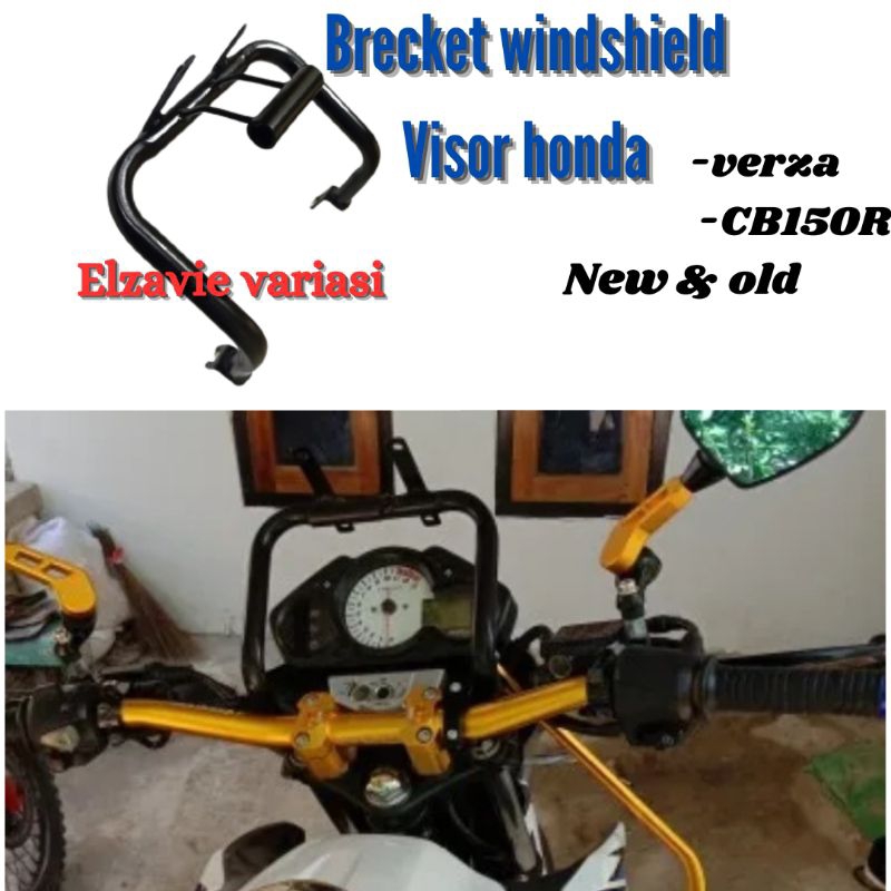Brecket dudukan visor windshield dudukan visor honda verza cb150 old dan new