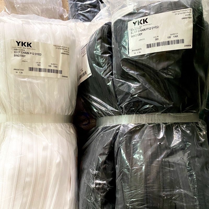 Daun Resleting YKK no 3/ Roll YKK no 3 koil 100 yard
