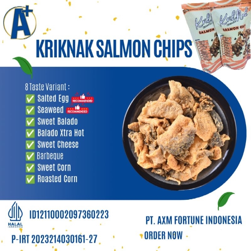 

A+ KrikNak Salmon Chips
