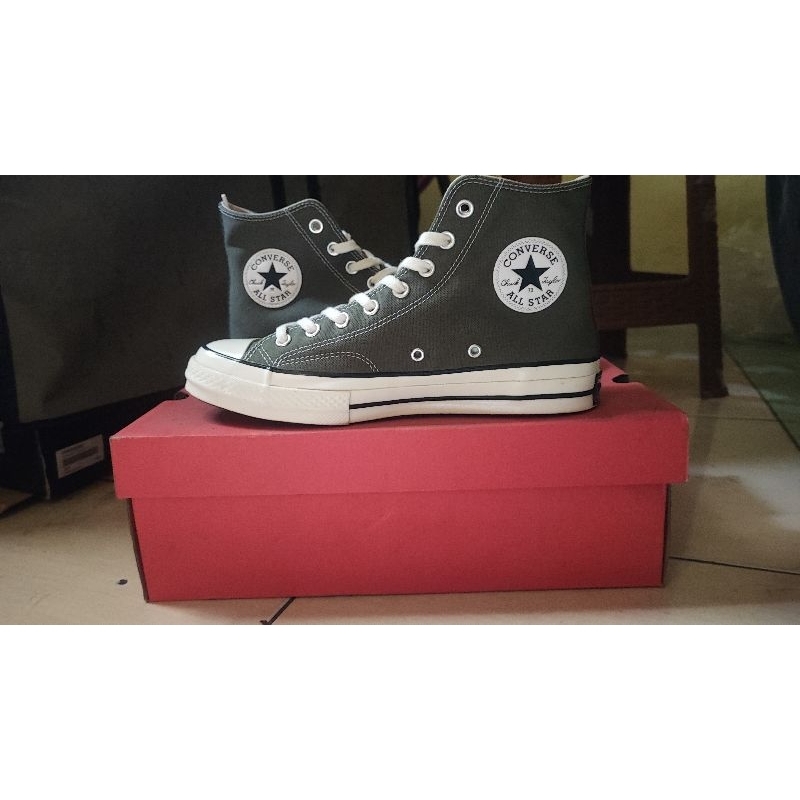 Sepatu converse 70' high green