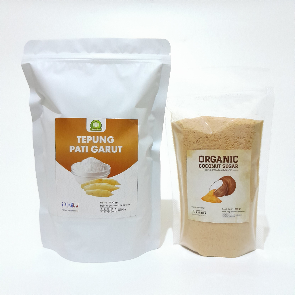 

Paket Pati Asam Lambung Tepung Garut 500 gr & Gula Kelapa Organik 250 gr