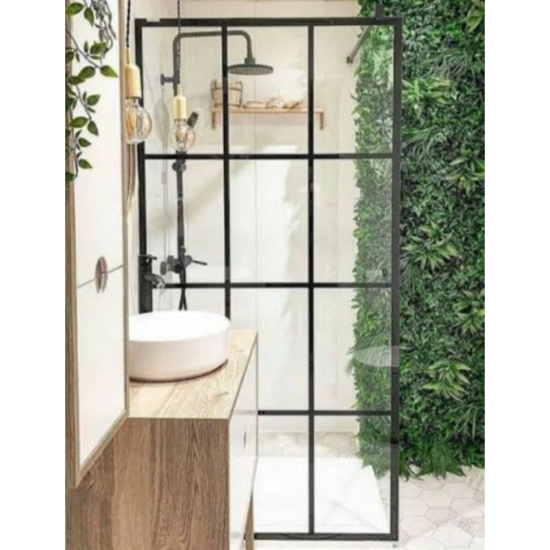 sekat kamar mandi aluminium ukuran 100×200