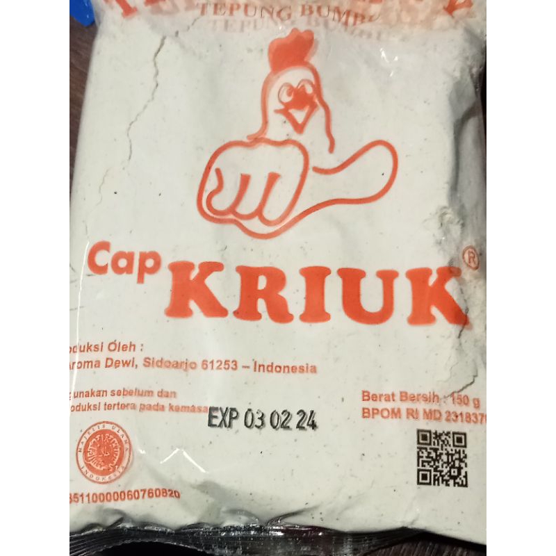 

tepung bumbu cap kriuk
