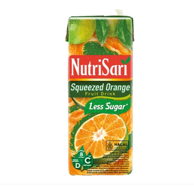 

Nutrisari Squeezed Orange 200 ml jus jeruk