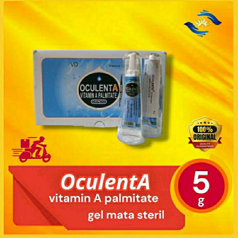oculentA Gel tube 5gram - vitamin A palmitate - Gel mata steril