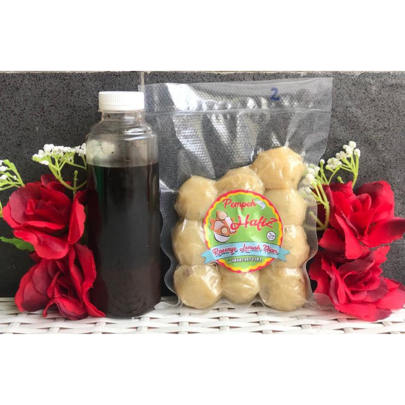 

pempek ikan tenggri standart paket 10 pcs pempek adaan