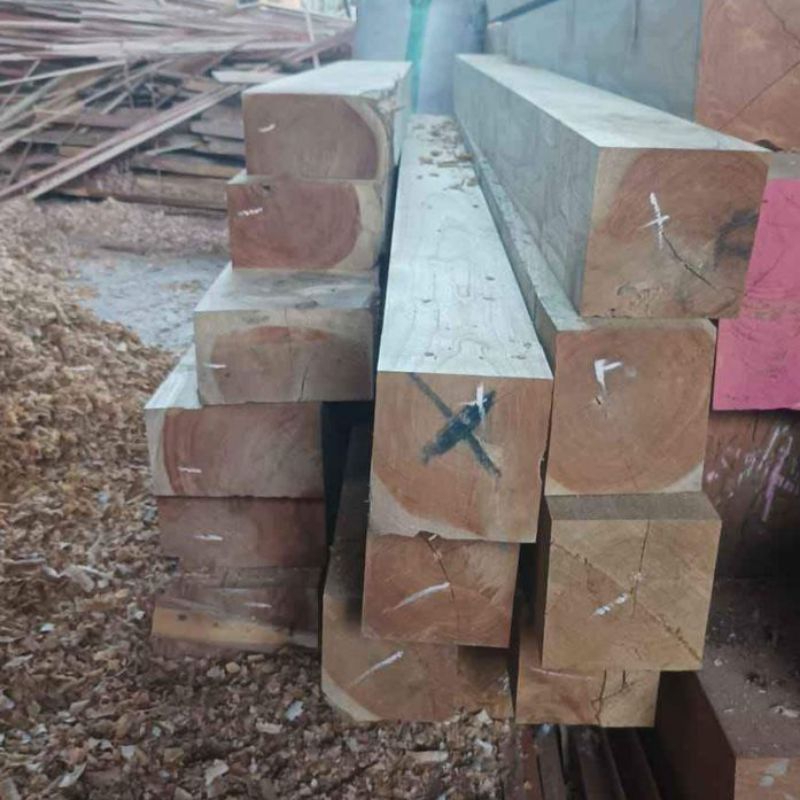 Balok kayu jati perhutani grade A ukuran 30x7x4