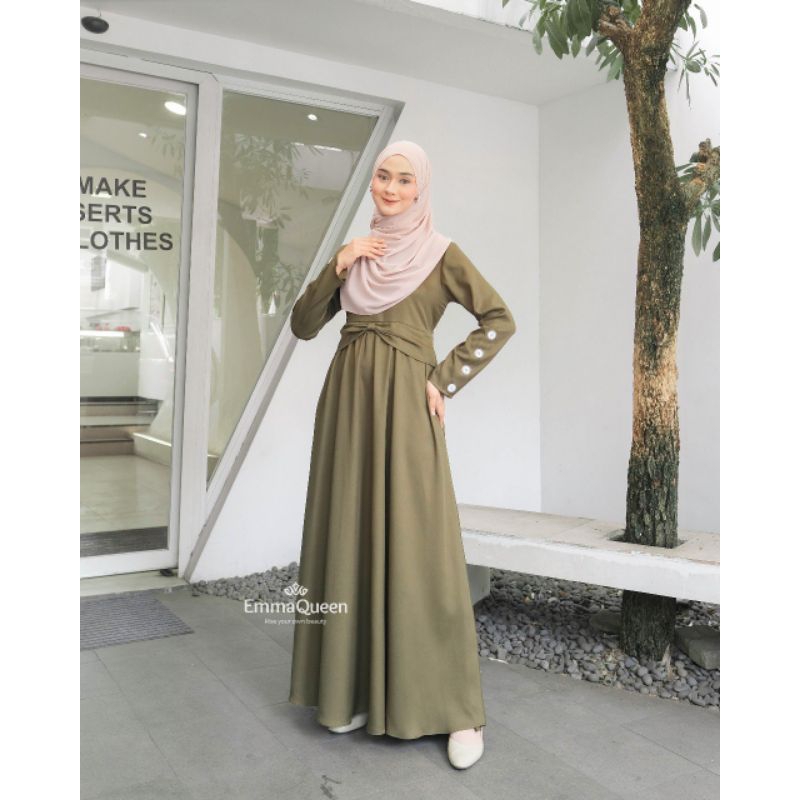 EmmaQueen - Gamis Muslim Dress Simple - Mirabell Dress