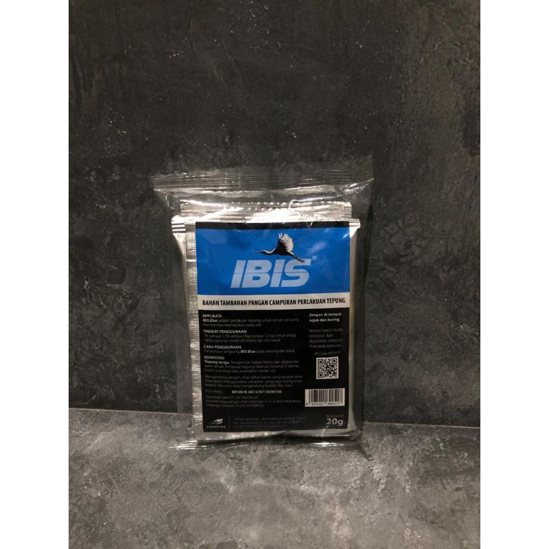 

Ibis blue pelembut roti 4x20gr