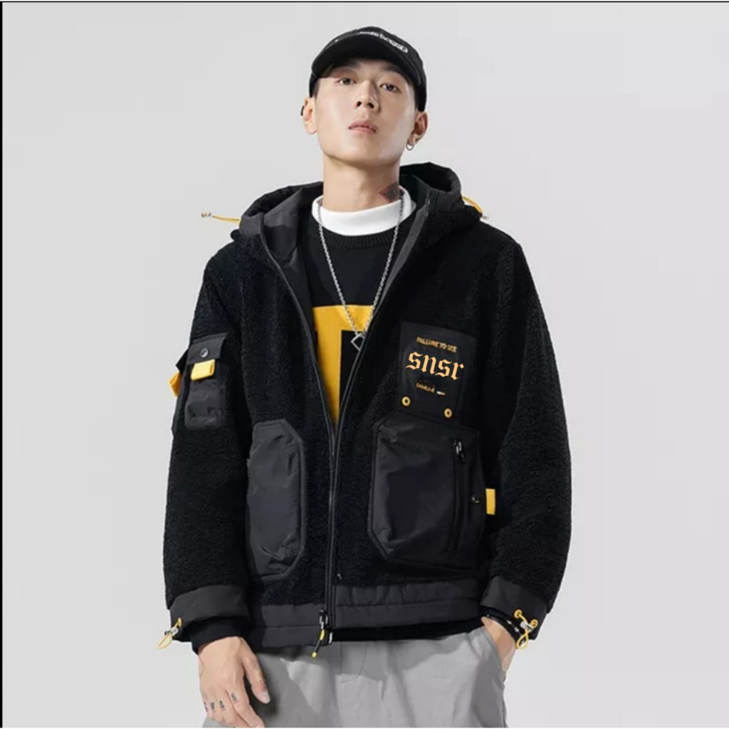 TURUN HARGA - Jaket Bulu Sherva Sensor-Jaket Sherva -Jaket Distro Pria