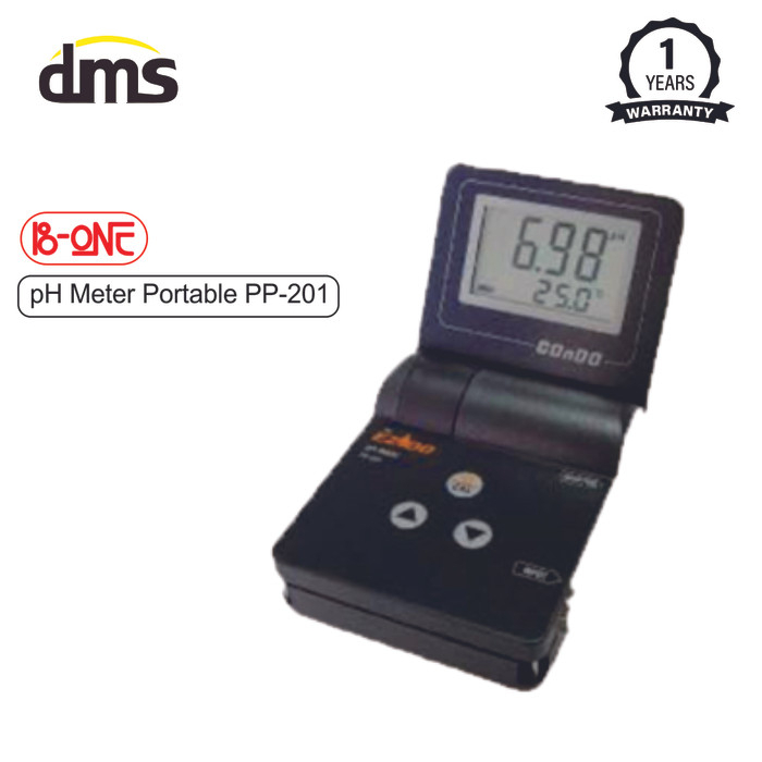 pH Meter Portable PP201 Range -2.00 - 16.00 pH