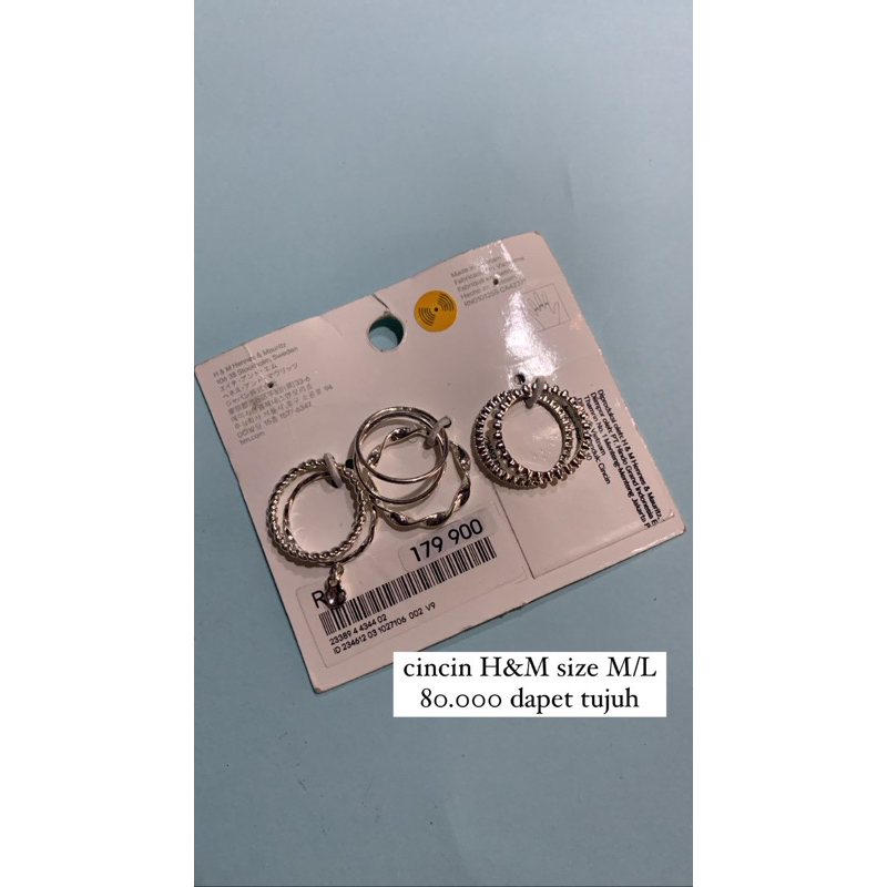 cincin h&m