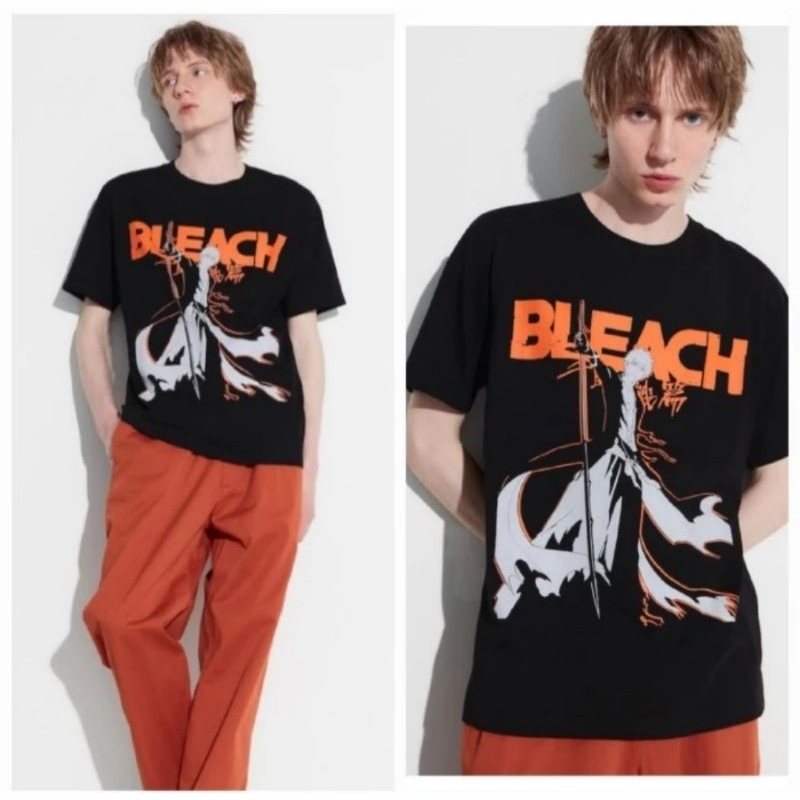 KAOS UT UNIQLOBLACK UT BLEACH TSHIRT