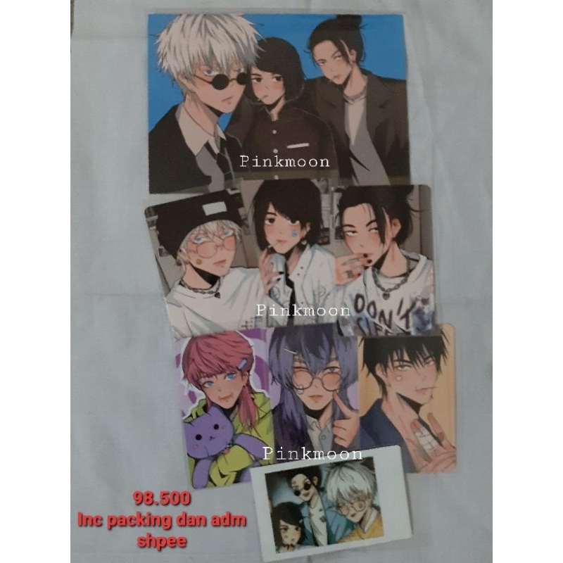 PHOTOCARD 6BAJI GOJO GETO SHOKO JUJUTSU KAISEN 6BAJI JJK 6BAJI TOKYO REVENGERS JUJUTSU KAISEN CHAINS