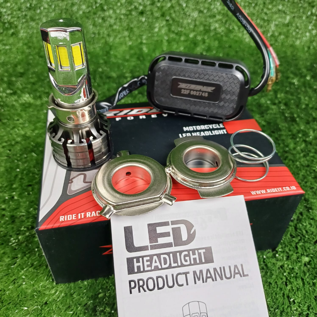 DOP LED BOHLAM LED LAMPU DEPAN KIPAS 90 LED 4 SISI 80 W AC DC BEAT VARIO TIGER JUPITER Z UNIVERSAL