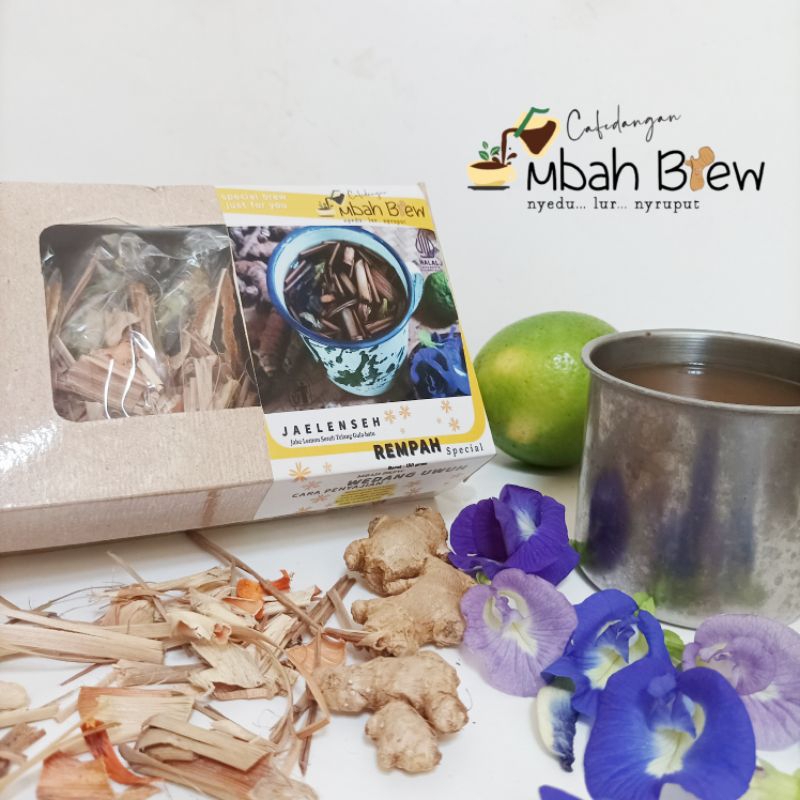 

wedang rempah butterfly pea