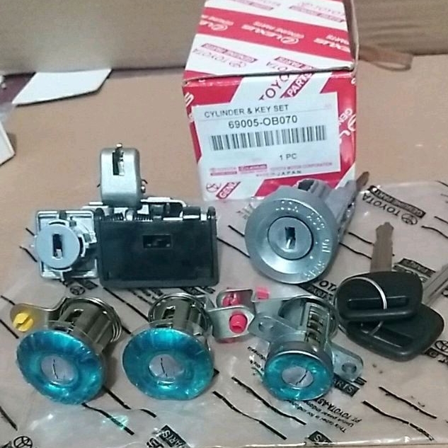 KUNCI KONTAK SET KUNCI PINTU KUNCI LACI KUNCI BAGASI KIJANG KAPSUL 7K