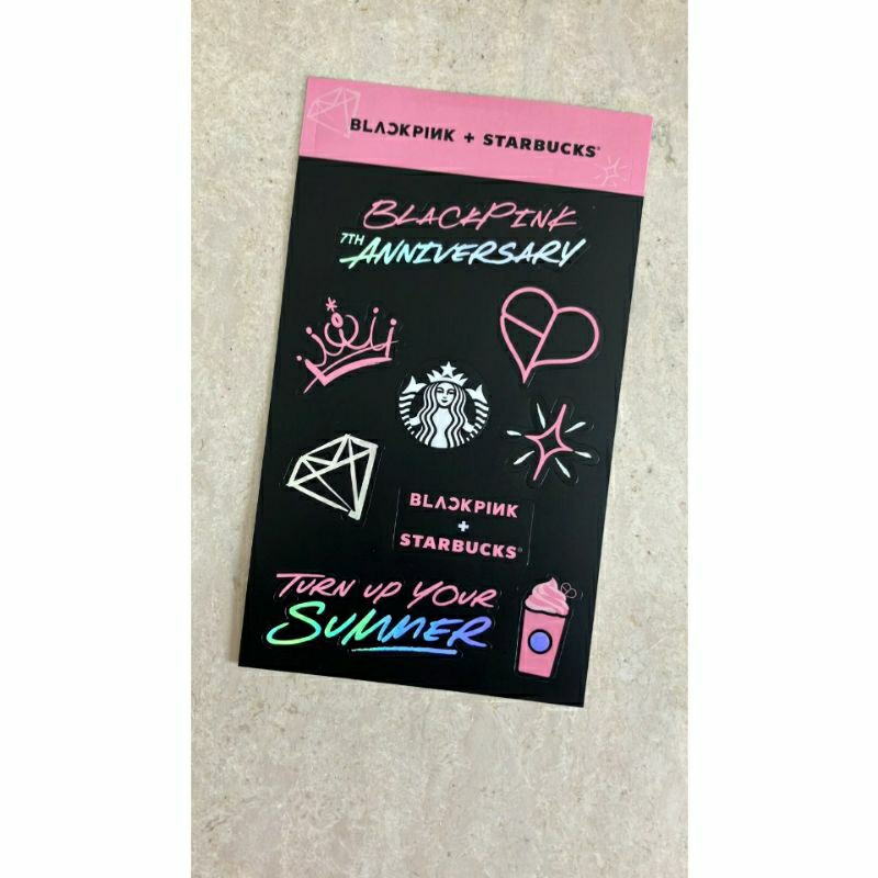 starbucks x blackpink sticker / blackpink sticker / starbucks blackpink sticker
