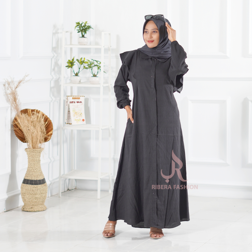 Gamis Polo Linen Premium By RIBERA FASHION