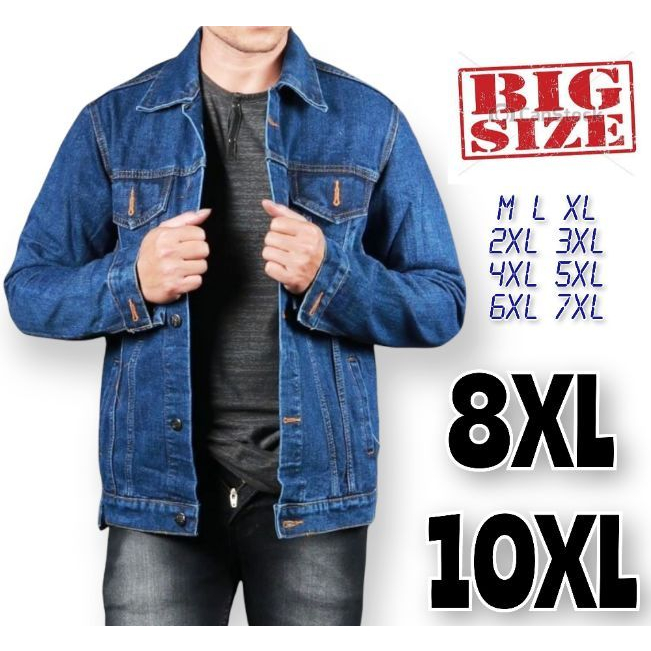 JAKET JEANS PRIA JUMBO/JAKET JEANS PRIA BIG SIZE