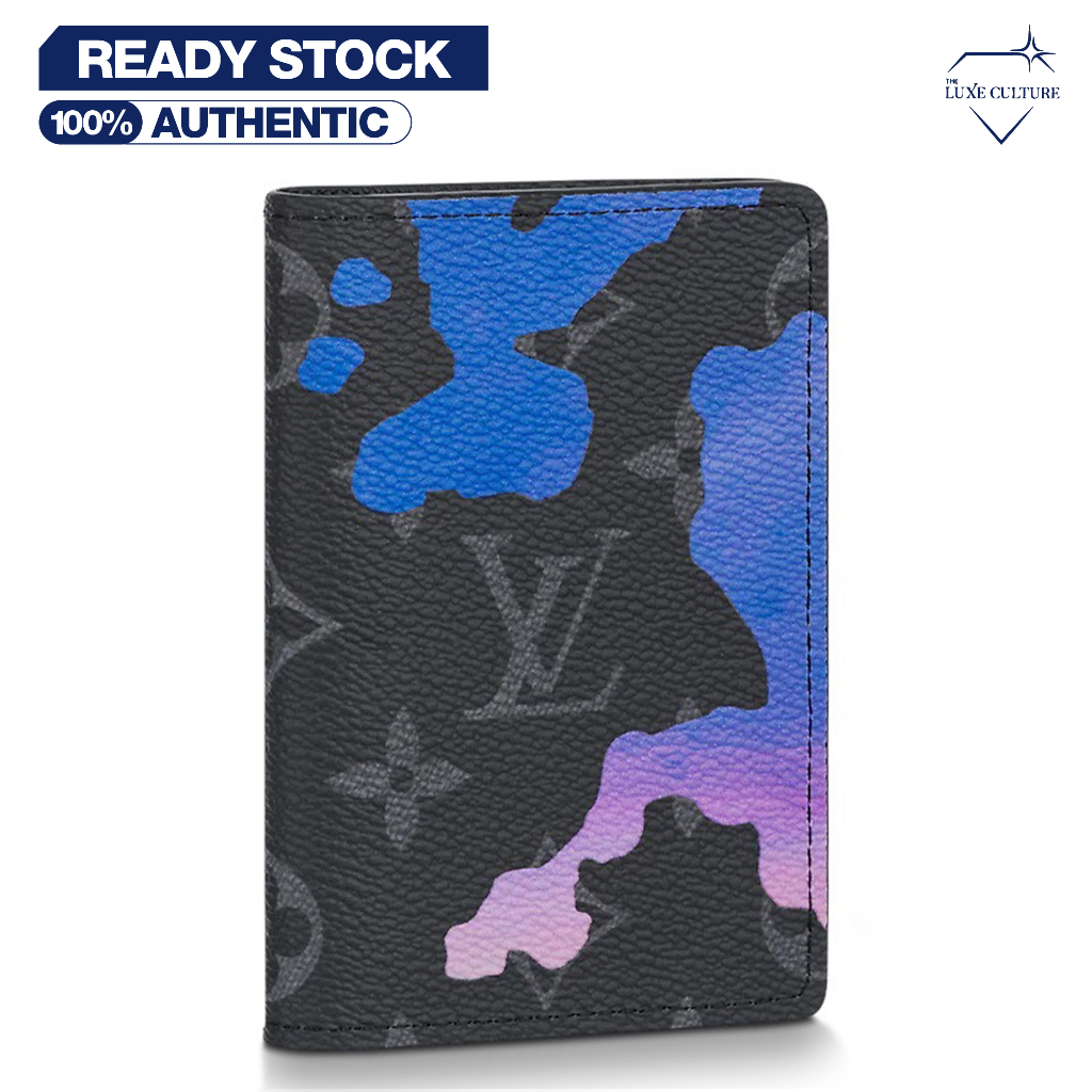 Louis Vuitton Splash Purple Pocket Organizer / Dompet Branded Original