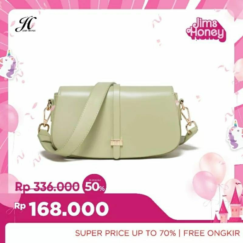 

JIMS HONEY TAS SELEMPANG MICHELLE BAG BARU UNIK BEST SELLER