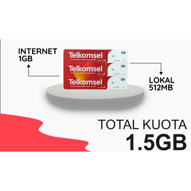 Voucher Telkomsel 1.5 zona 2