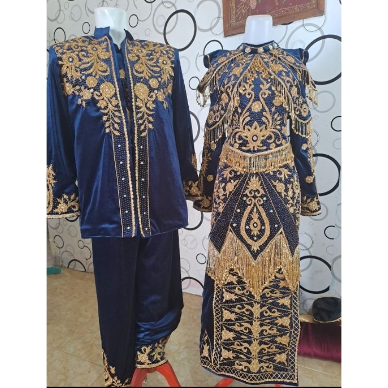 baju pengantin minang full payet jepang