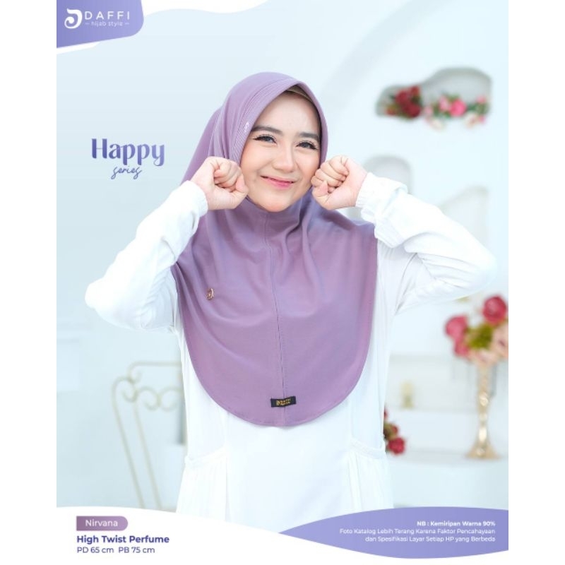 JILBAB BERGO INSTAN TERBARU TERLARIS KEKINIAN BERGO HAPPY BAHAN JERSEY PREMIUM MODEL POLOS BY DAFFI 