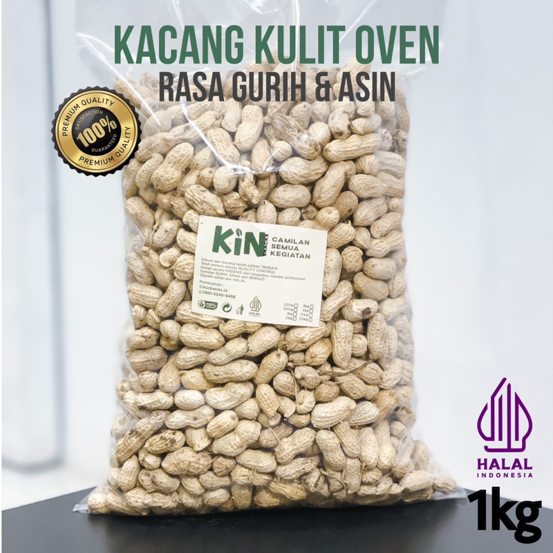 

Sekar_Shop07 Kacang Kulit Oven Super 1 Kg. Halal Rasa Gurih Dan Asin