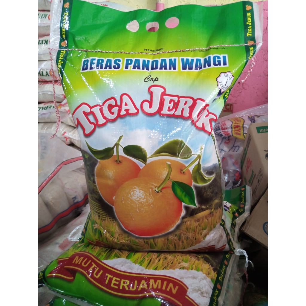 

HEMAT - BERAS PANDAN WANGI CAP TIGA JERUK 5KG & 10KG