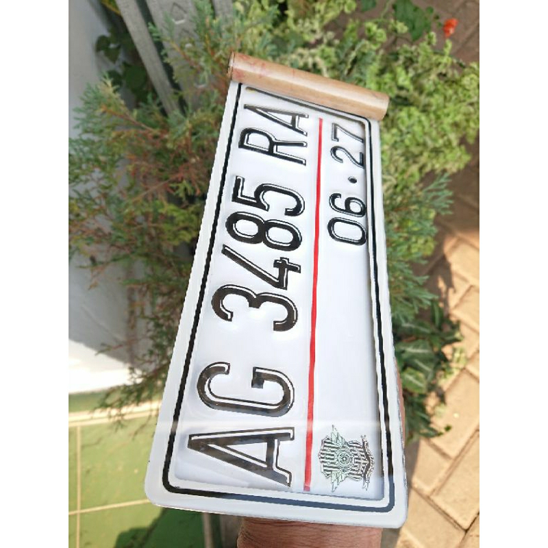 plat nomor baut tanam logo samsat