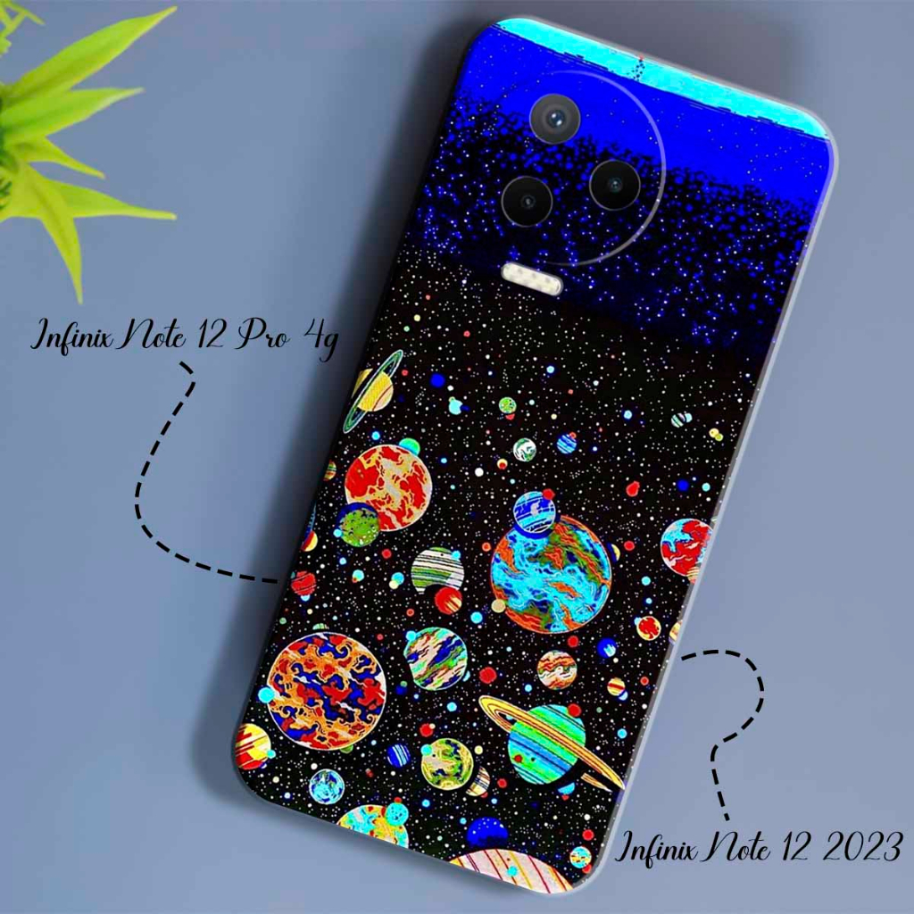 Casing Hp Infinix Note 12 2023  - [Model Galaxy]- Case Hp Infinix Note 12 Pro 4G - PICKS STORE - Sof