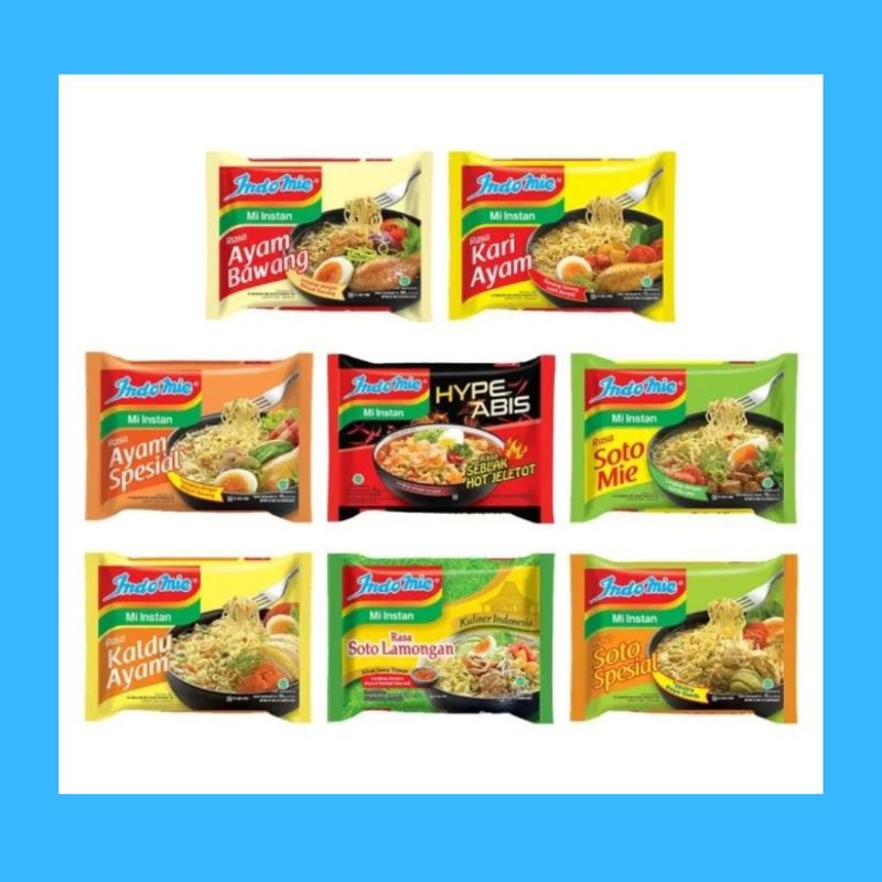 

10 pcs INDOMIE kuah / goreng ALL varian