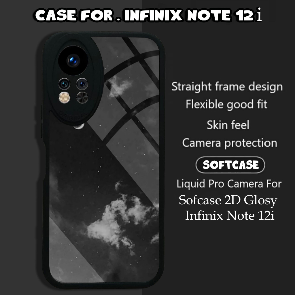 Case Infinix Note 12i 2022 Motif [awan ] 2D Terlaris Casing Infinix Note 12i 2022 Terbaru Softcase I