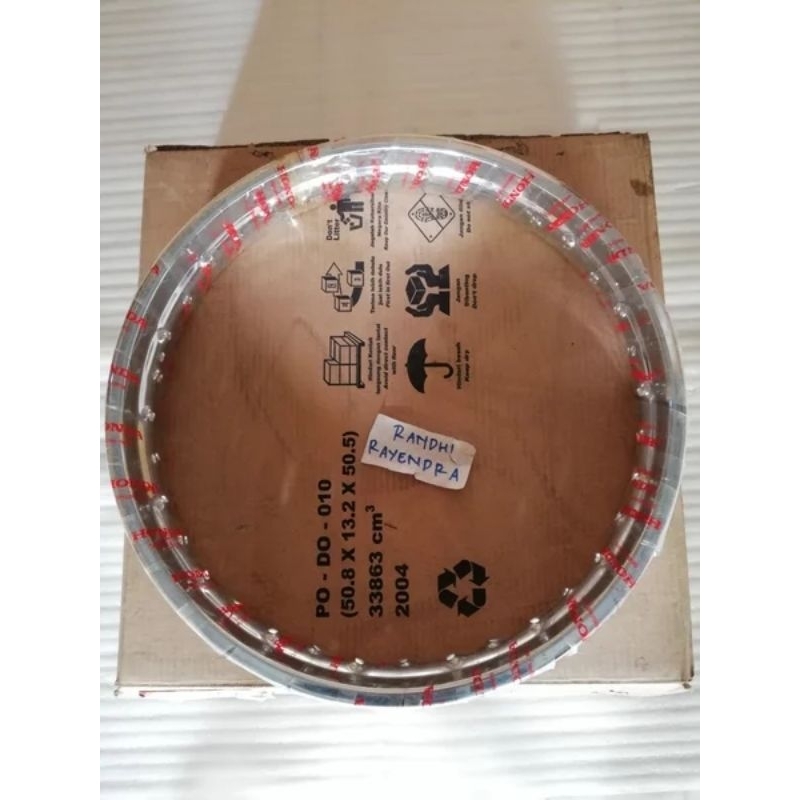 velk velq velg did kaleng besi ring 18 215 r18 2.15 belakang original ori honda tiger 2000 lama old 