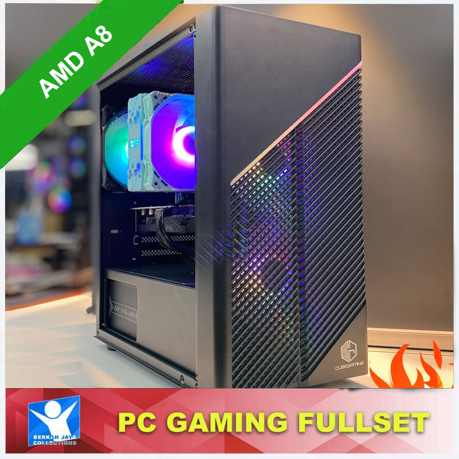 KOMPUTER GAMING Murah Fullset AMD A8
