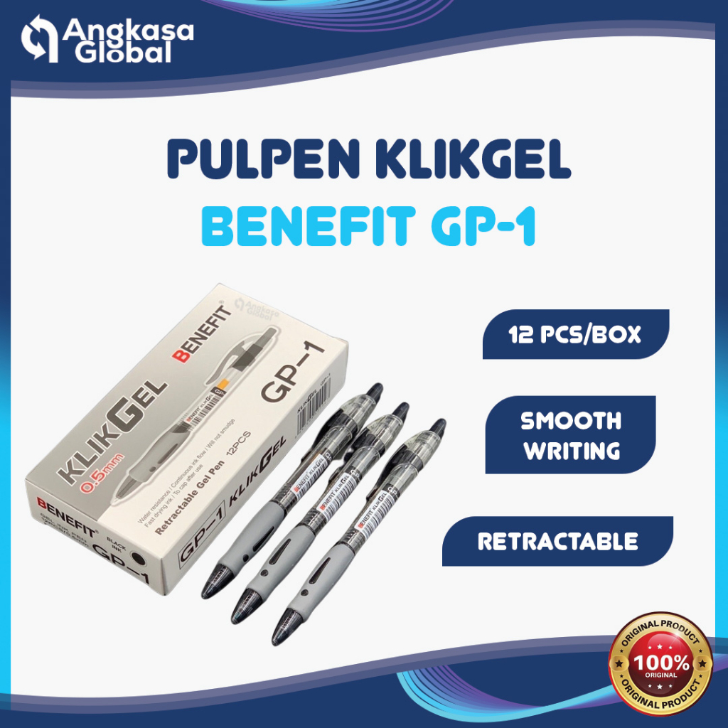 

PULPEN KLIKGEL BENEFIT GP-1 (1PC)