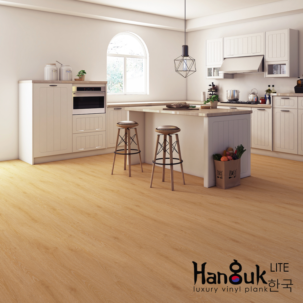 Lantai Vinyl Plank 2mm Hanguk Lite Harga Per Box Motif Kayu Lembaran