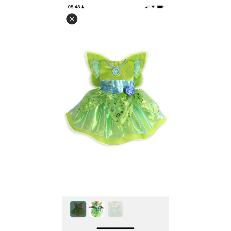 tinkerbell dress disney