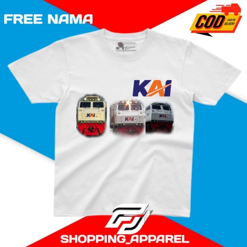 BAJU ANAK KAOS ANAK KERETA API KAI